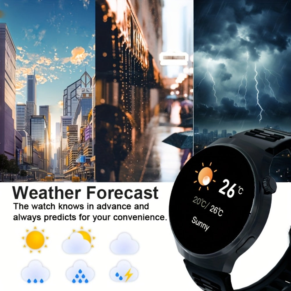 Smartwatch 1.52 Inch HD Touchscreen with Wireless Calling, Alloy Case and Camera Control in Two Colors