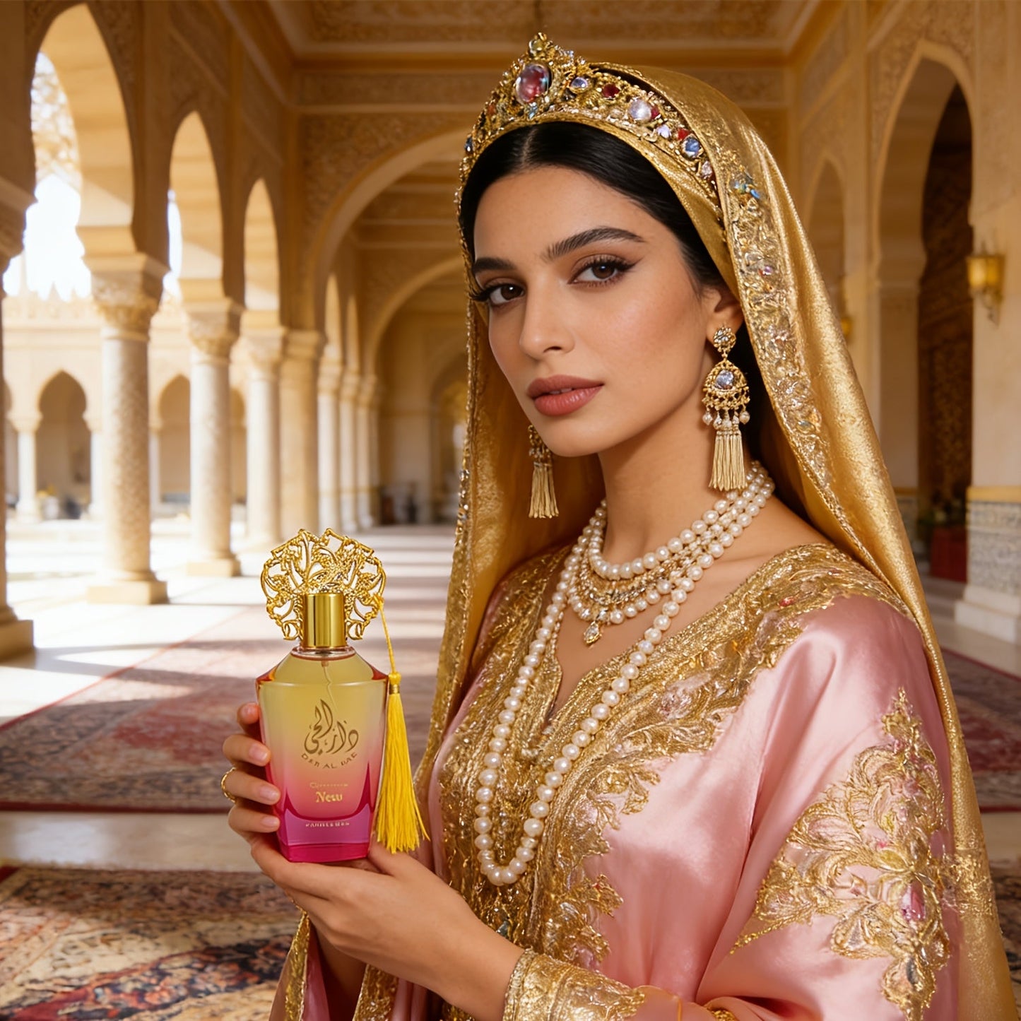 Cologne Spray 100ml Miss and Man Options with Ornate Bottle, Tassel Detail and Presentation Box