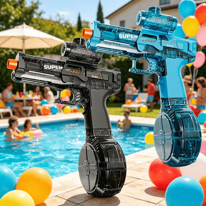 2-Piece Light-Up Automatic Water Spray Toy Set with LED Effects, Sound and Three Color-Pair Options