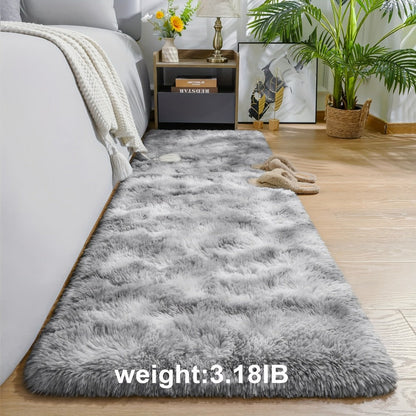 Fluffy Indoor Area Rug in Five Colors and Six Size Options for Living Room, Bedroom, Kitchen or Bathroom