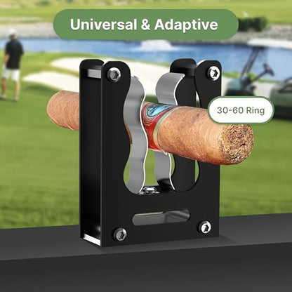 Magnetic Cigar Holder with Folding Frame in Seven Exact Black, Silver, Red and Gray Checkout Options