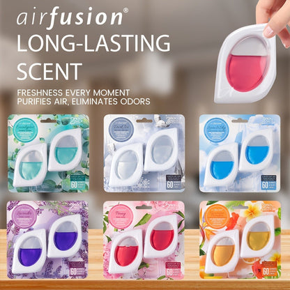 Compact Air Freshener Cups in Six Scents, Available in 2, 6 or 12 Packs for Closets, Bathrooms and Small Spaces