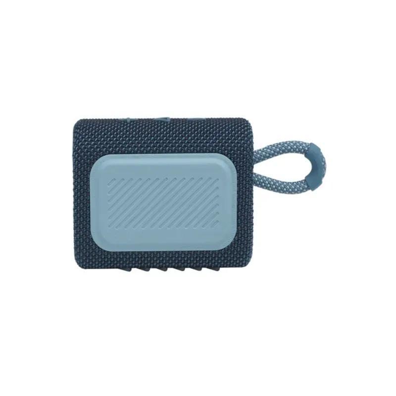 JBL Go 3 IP67 Waterproof Portable Bluetooth Speaker, Big Audio & Punchy Bass, 5-Hour Playtime, USB-C Fast Charge, Rugged Fabric Design with Carry Loop for Outdoor Travel Beach Shower