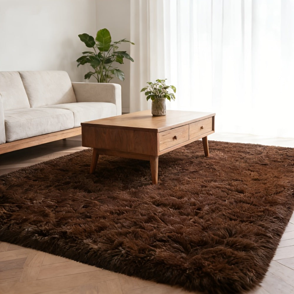 Area Rug Faux-Fur Tufted Collection at 650 g/m² with 22 Colors and Ten Retained Size Listings