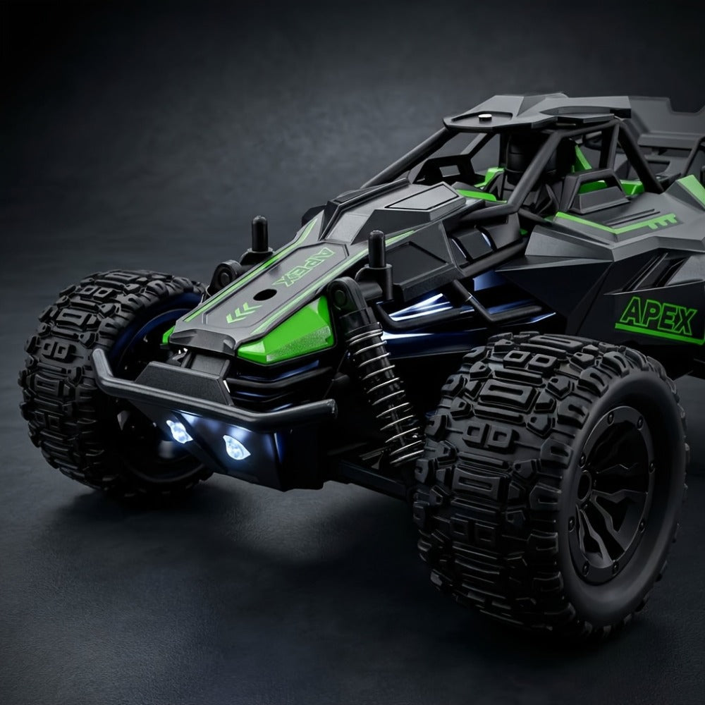 Remote Control Car, 1:20 Scale 4WD Monster Truck with Fast & Furious Green, Speed Yellow or Raffa Red Styles