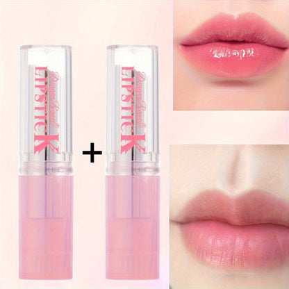Color Changing Lip Balm Set 4Pcs Long-Lasting Moisturizing Hydrating Smudge-Proof Waterproof Temperature Sensitive Tinted Nourishing Lip Care Lipstick Gift for Women