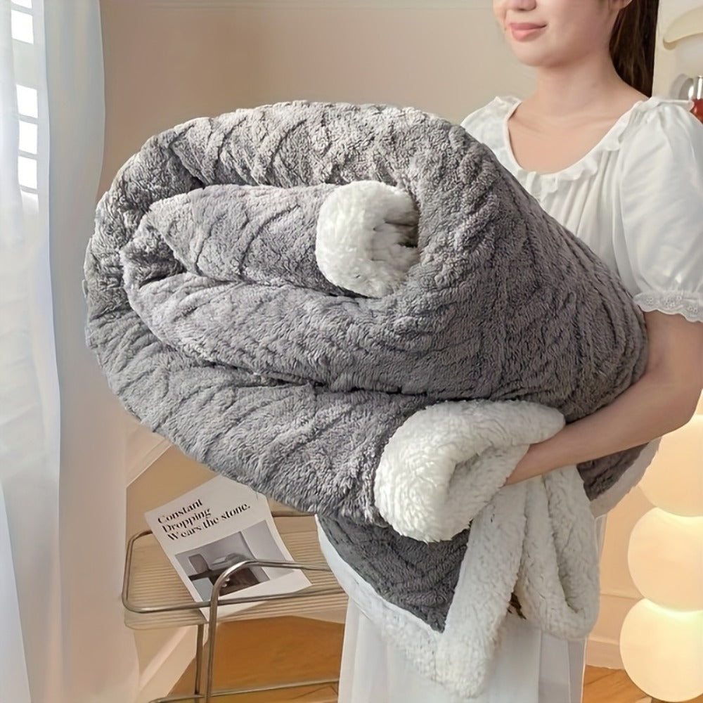 Taffeta Blanket Double-Sided – Silky Soft All-Season Sleep Blanket for Bed & Air Conditioning, Machine Washable, 5 Colors, 3 Sizes