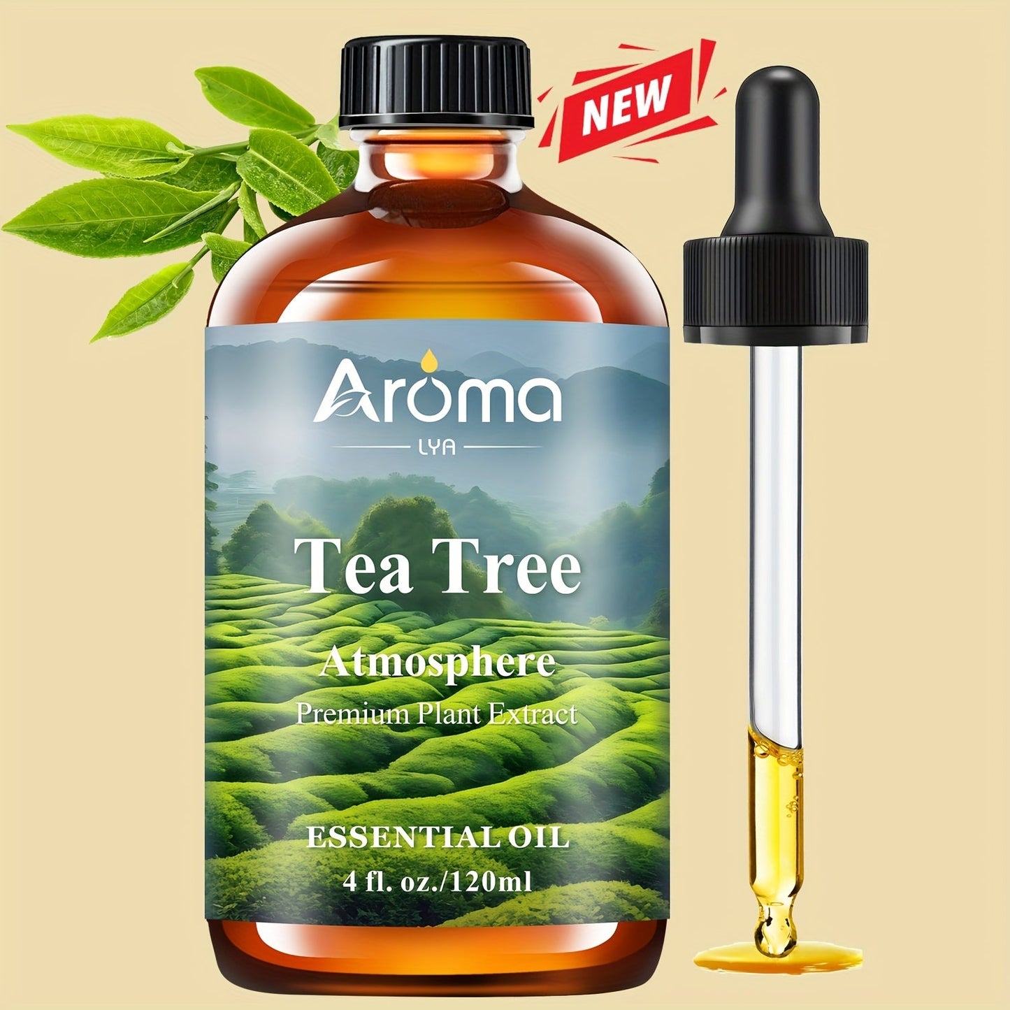 Essential Oil 118ml Multi-Scent Selection with Lavender, Tea Tree, Citrus and Herbal Options