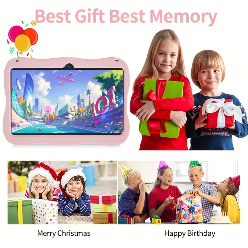 Kids Tablet 7 Inch with Android 14, 5GB RAM, 32GB Built-In Storage, Parental Controls and Included Case