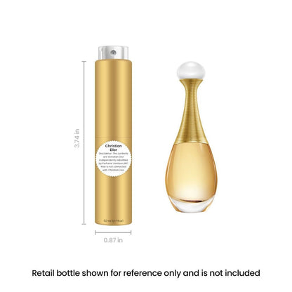 Dior J'adore Eau de Parfum Travel Spray 5ml Women's Authentic Floral Perfume Decant Portable Atomizer Rose Jasmine Ylang-Ylang