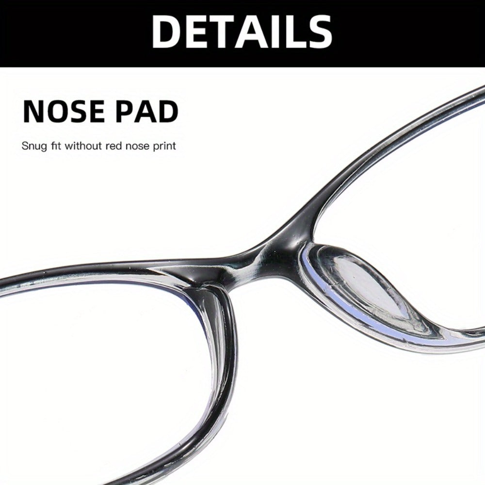 Reading Glasses – Ten-Pair Classic Rectangular Reader Bulk Set with Seven Strength Options