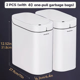 2PCS +40 Garbage Bags