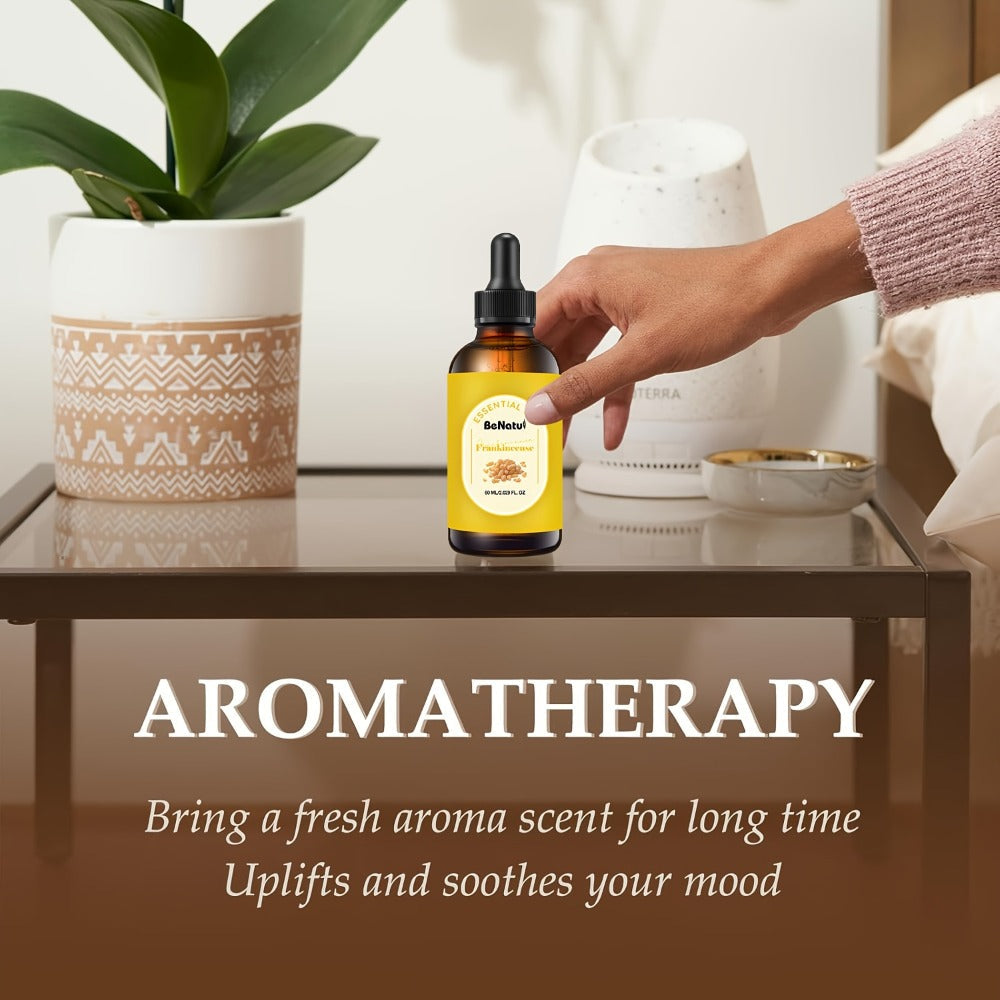 Aromatherapy Oil Frankincense, Argan or Jojoba Selection in 60ml or 120ml Dropper Bottles for Home Use