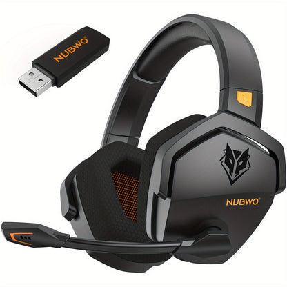 2.4GHz Wireless Gaming Earphones NUBWO G06, 7.1 Surround Sound, 23ms Ultra-Low Latency, 100H Battery