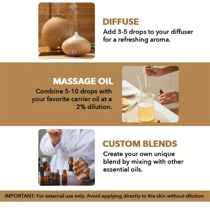 Aromatherapy Oil Frankincense, Argan or Jojoba Selection in 60ml or 120ml Dropper Bottles for Home Use