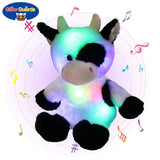 Music glowing cow