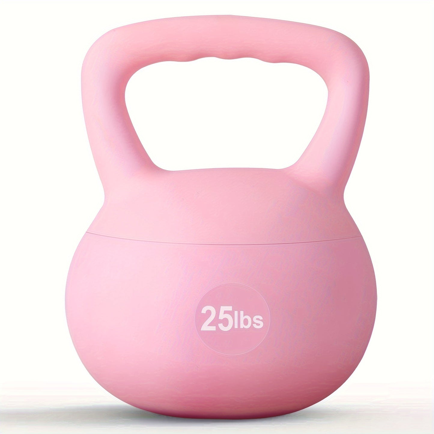 Soft PVC Kettlebell Iron Sand Filled – Wide Non-Slip Handle, 10 to 25 lbs, Safe for Home Use – Strength Training Weights for Women & All Fitness Levels, 4 Colors