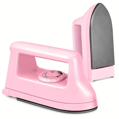Mini Heat Press Machine Portable 400W with Charging Base, Handheld Heat Transfer Press for T-Shirts Shoes Bags Vinyl HTV Projects, Compact Travel & Home Iron-On Press Tool for DIY Crafts Sublimation