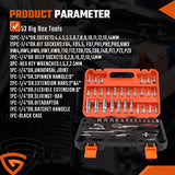 52+1 pcs repair tool kit