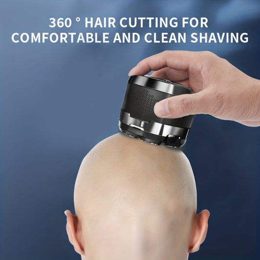 Electric Shaver 7D Floating Rotary Head with IPX6 Wet/Dry Use, USB Charging, LED Display and Magnetic Blade