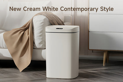 Motion Sensor Trash Can Touchless – Smart Hands-Free Trash Bin with Sealing Lid & Odor-Blocking Technology, Trash Bag Fixing Ring, Easy Clean Durable Design for Kitchen, Office & Bathroom