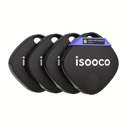 Mini GPS Tracker No Monthly Fee Real-Time Locator – Dual System iOS & Android Compatible 24/7 Tracking for Car Truck SUV Motorcycle Boat Trailer (1-Pack / 4-Pack)