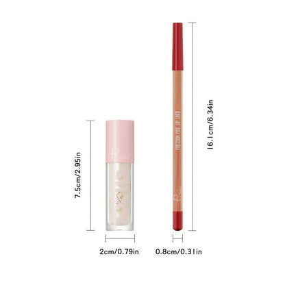 Lip Color and Liner Duo with Eight Recorded Shade Options from 14 Through 24 and Pink-Cap Tube