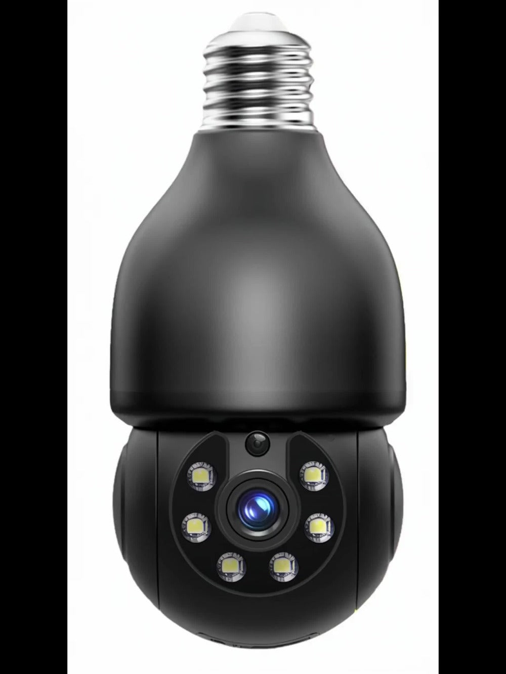Security Camera 5MP Light-Bulb Model with Dual-Band WiFi, 360 Pan-Tilt, Color Night Vision and 1 or 2 Pack