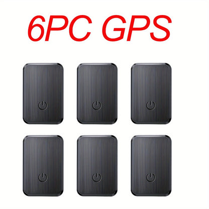 Black Rectangular GF08-Labeled Tracker Device Sets in 2, 3, 4, 5 or 6-Piece Checkout Options