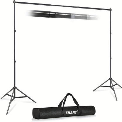 Balloon Projector Backdrop Stand 10x7Ft Adjustable with Carrying Bag, Background Support System for Photography, Events, Weddings, Party Decoration & Projector Display