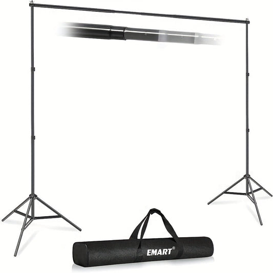 Balloon Projector Backdrop Stand 10x7Ft Adjustable with Carrying Bag, Background Support System for Photography, Events, Weddings, Party Decoration & Projector Display