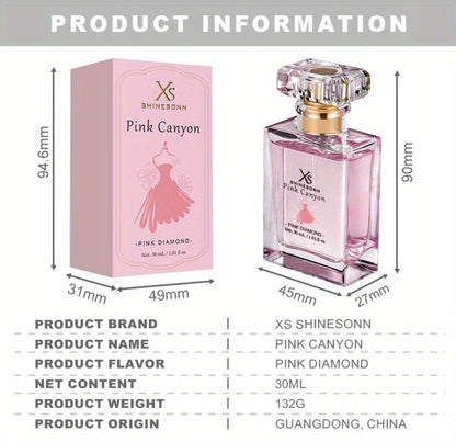 Women's Perfume Pink Canyon Eau de Parfum 1 oz with Pomegranate, Peony and Warm Amber Notes