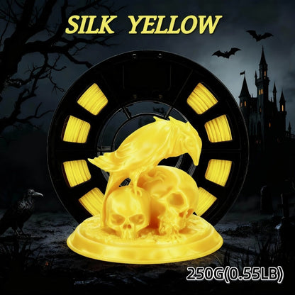3D Printer Filament PLA 1.75mm 250g Finish Mix with Silk, Transparent and Solid Color Options