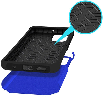 Revvl 7 5G Case Heavy Duty Dual Layer Shockproof with Magnetic Support – Hybrid Hard PC TPU Drop Protection Cover for T-Mobile Revvl 7 5G with Raised Bezels & Precise Cutouts