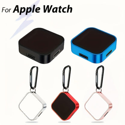 Apple Watch Magnetic Charging Stand with USB-C – Fast Magnetic Charger Dock Compatible with iWatch Ultra Series 9 8 7 6 5 SE 4 3 2 Portable Bedside Desk Charger 6 Colors Red Black Silver Green Blue Rose Gold