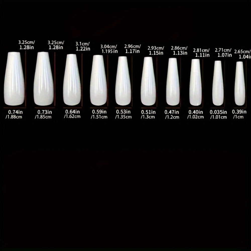 Press On Nails 120-Piece Extra-Long Set in Five Boxes with Cosmic, Crystal, Matte, Stripe and Floral Designs