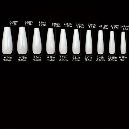 Press On Nails 120-Piece Extra-Long Set in Five Boxes with Cosmic, Crystal, Matte, Stripe and Floral Designs