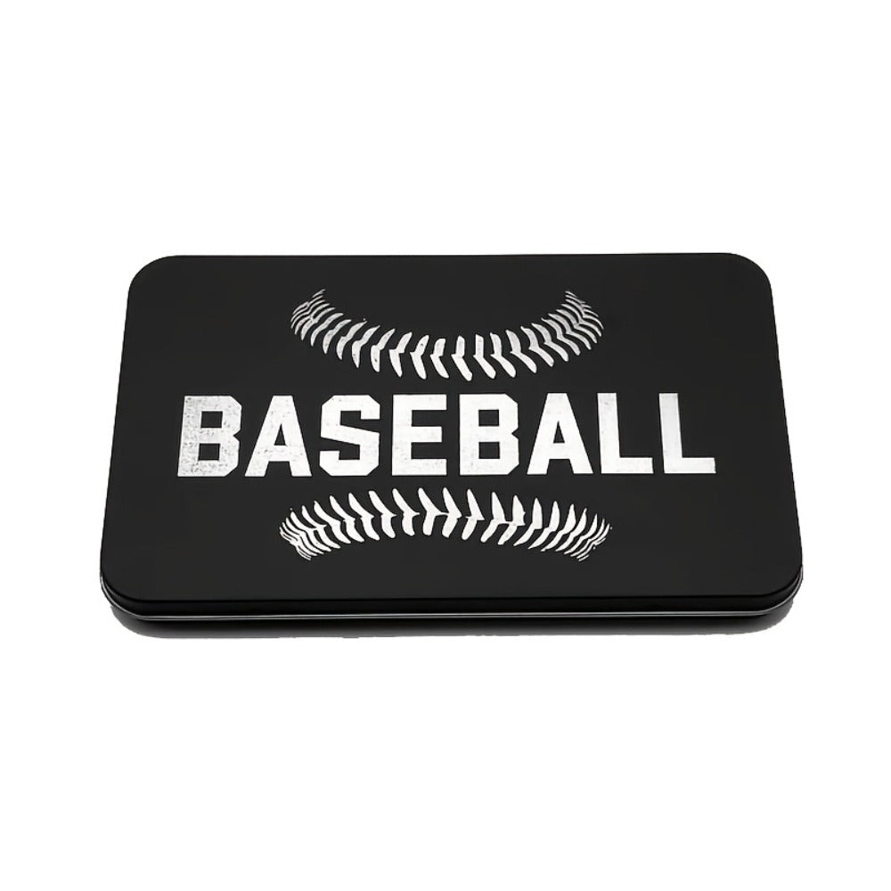 Sports Travel Board Game Set – Portable Wooden Baseball Softball Football Finger Dice Tabletop Game for Family Game Night, Parties & Kids Adults