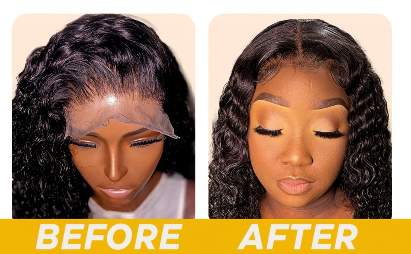 Lace Wig Glue Kit 10pcs Complete Set with Lace Melting Spray Liquid Adhesive Remover Strong Hold Quick Dry for Beginners | Lace Front Full Lace Wig Fixing Tools