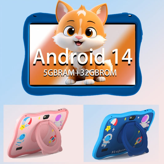 Kids Tablet 7 Inch with Android 14, 5GB RAM, 32GB Built-In Storage, Parental Controls and Included Case