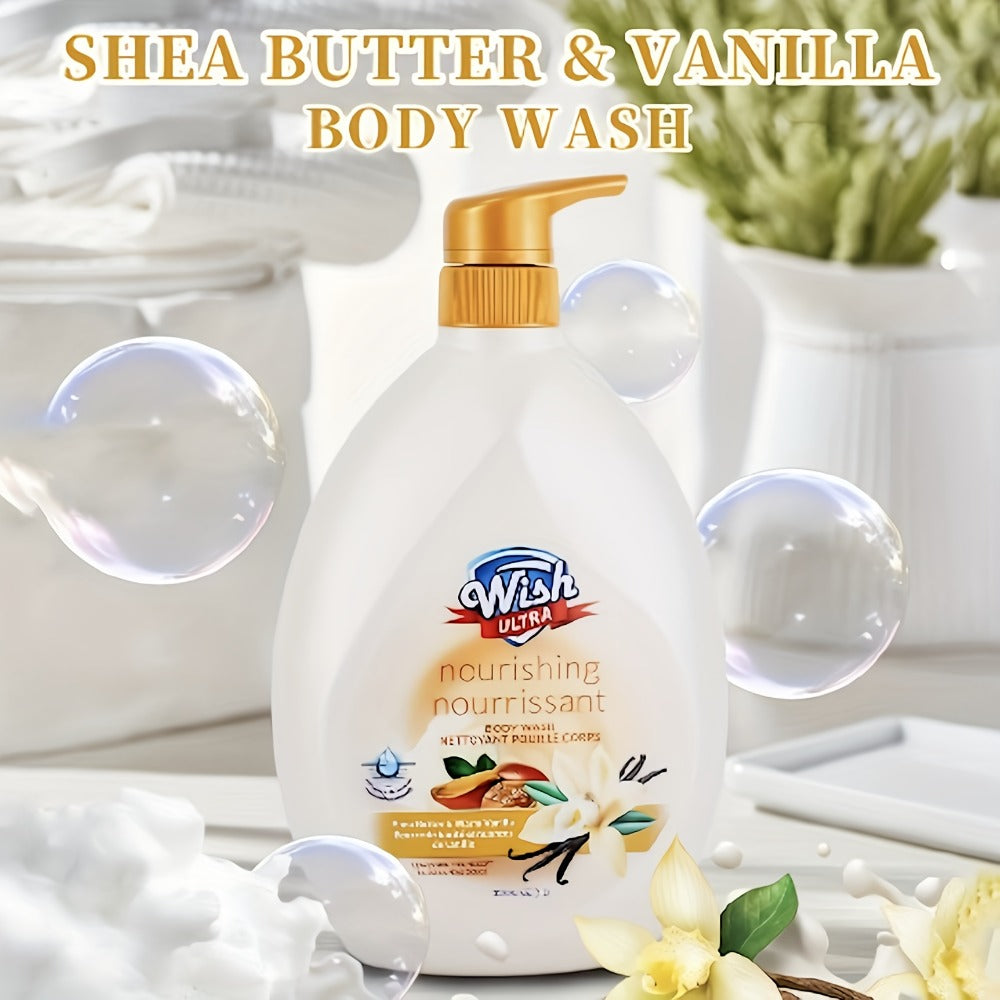 Pump-Bottle Body Wash with Vitamin E Label, Five Scent Options and Single or Two-Piece Packs