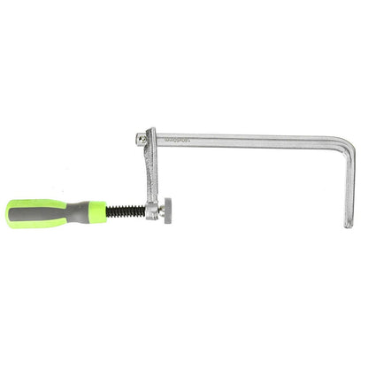 Two-Piece Track Saw Rail Clamp Set with Quick-Adjust Handles for 19 mm and 20 mm Worktable Holes