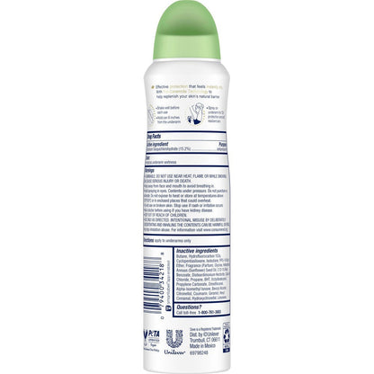 Dove Advanced Care Deodorant Spray Assortment, 150 ml Cans with Three-, Six- or Twelve-Count Options