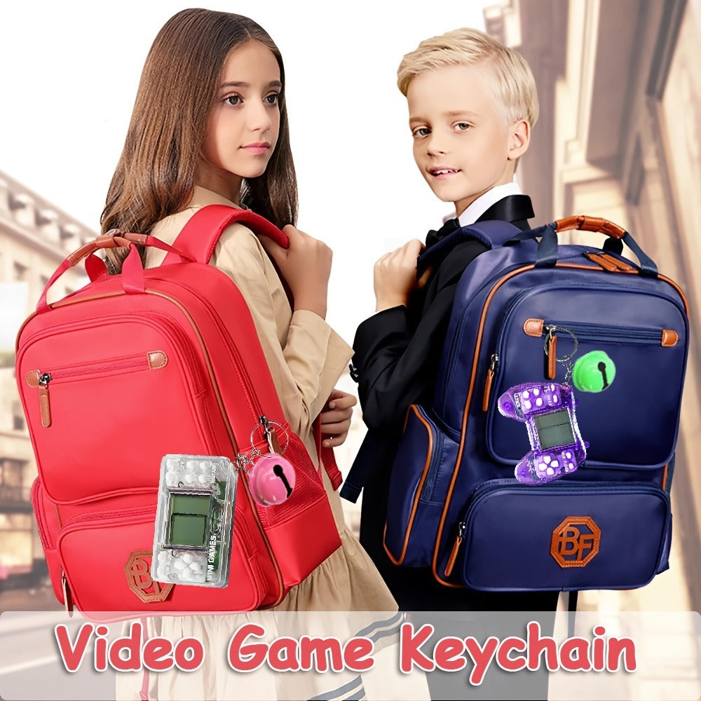 Party Favors Gaming Controller Keychains, 12-Piece Mini Backpack-Clip Set for Game-Themed Events