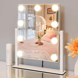 9-light mirror + 5x magnifying mirror