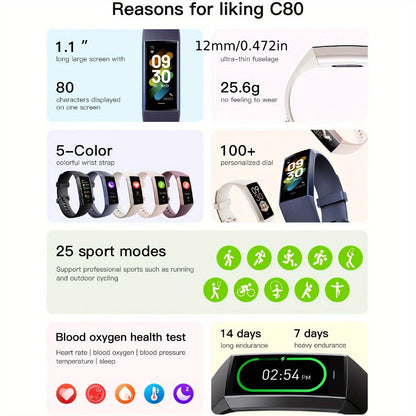 Smartwatch for Women with 1.13-Inch AMOLED Display, Cycle Tracking and Six Color Options with Model-Specific Color and Band Options