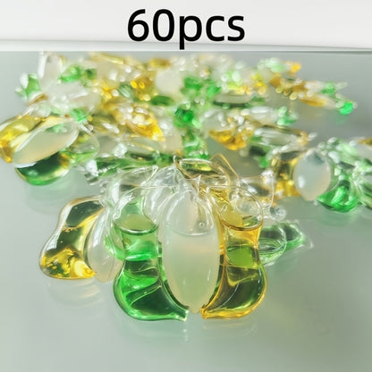 Flower-Shaped Laundry Detergent Pods with Floral Design, Offered in 30- or 60-Count Packages