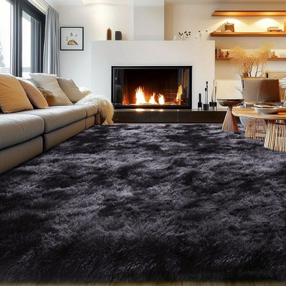 Area Rug 8x10 Fluffy Shag with 1.8-Inch Plush Pile and Nine Colors for Bedroom or Living Room