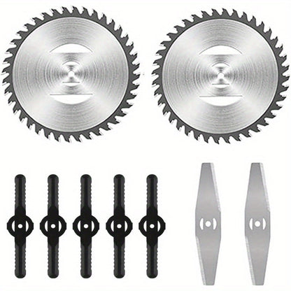 Weed Wacker Blades, Brush Cutter Trimmer Lawn Mower Replacement for Garden, Patio and Yard Use