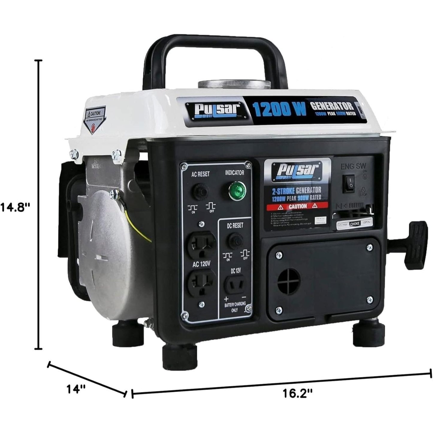 Portable Generator Gas Powered | Camping Emergency Tailgating Outdoor